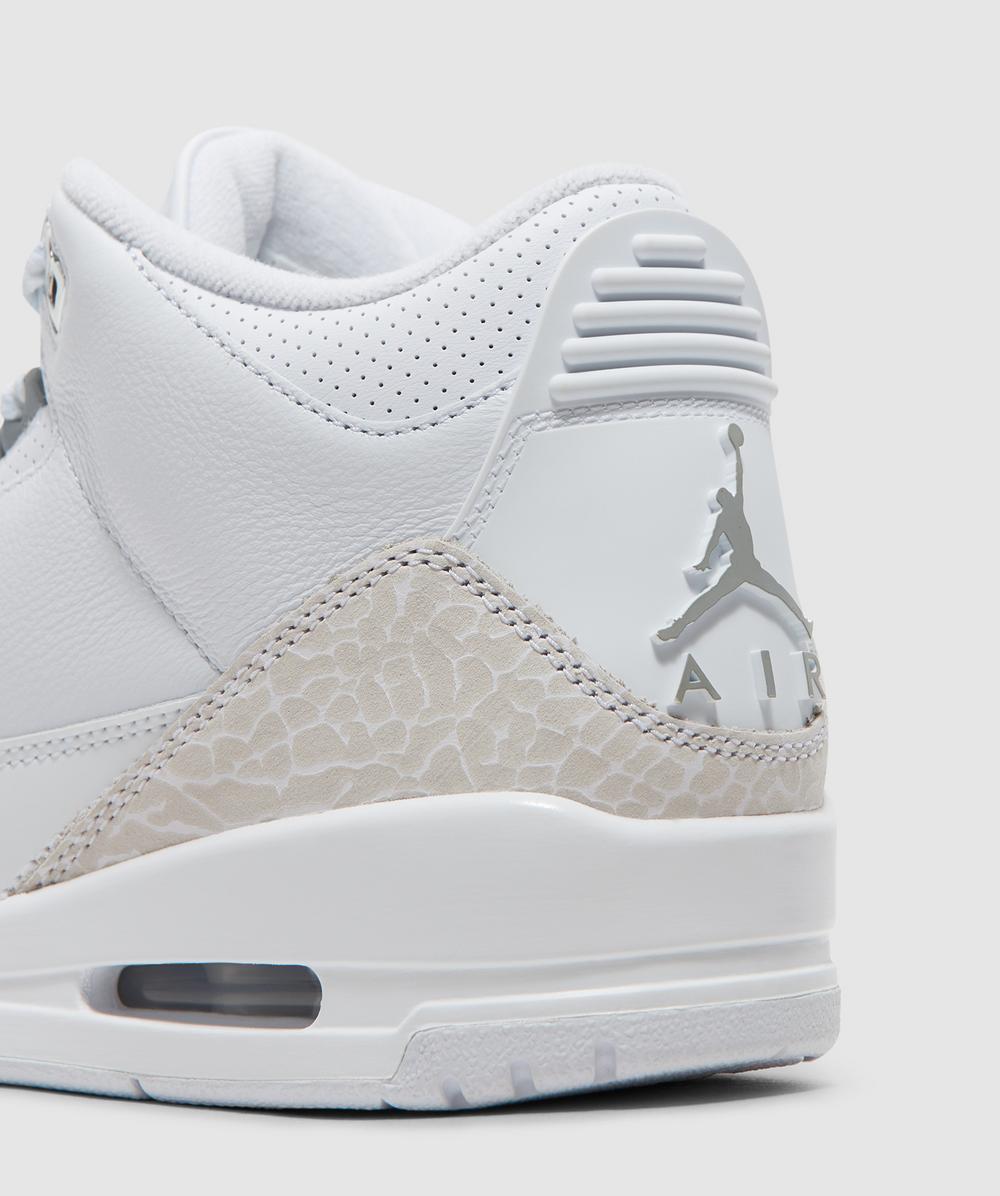 JORDAN Air Jordan 3 Retro 'Pure Money' sneaker | WHITE JORDAN Air Jordan 3 Retro 'Pure Money' sneaker | WHITE