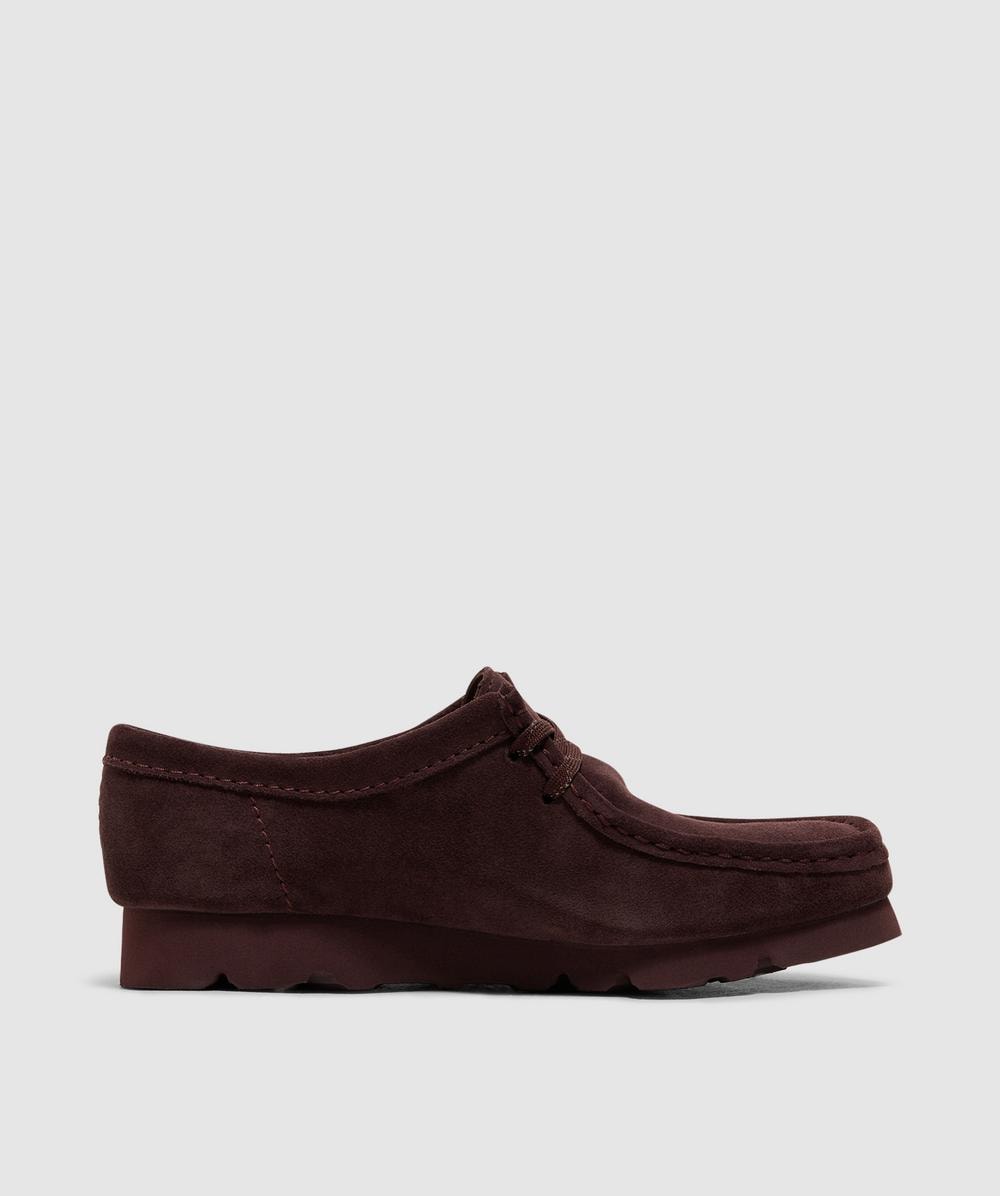 Clarks Originals Womens Wallabee Gore-Tex shoe | PURPLE GRAPE SDE