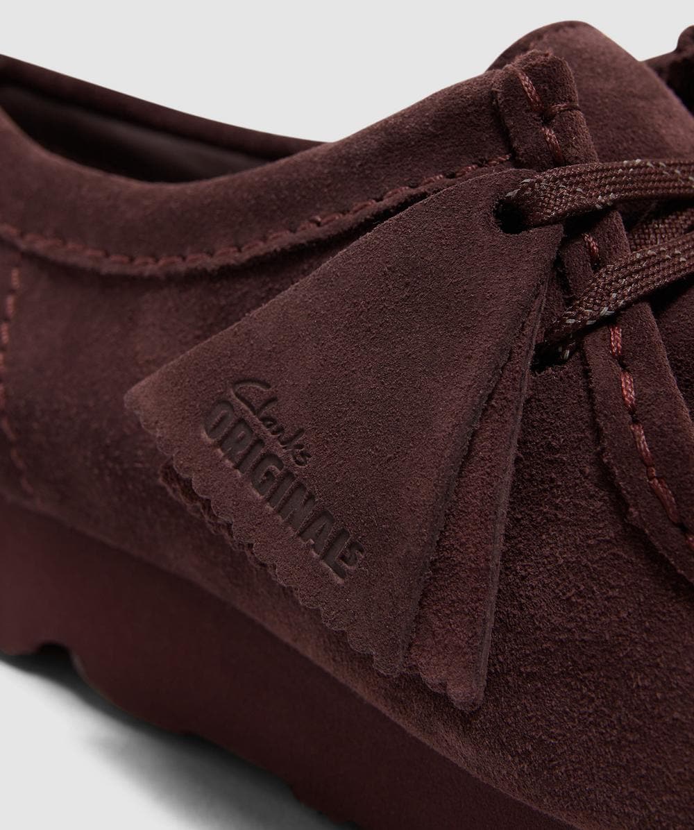Clarks Originals Womens Wallabee Gore-Tex shoe | PURPLE GRAPE SDE
