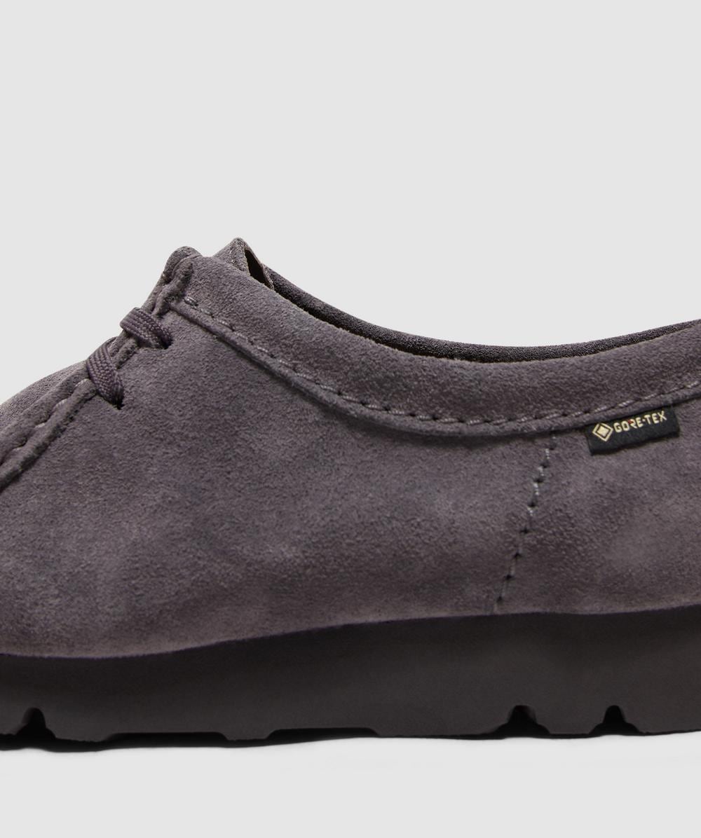 Clarks Originals Wallabee Gore-Tex shoe | PURPLE GREY SUEDE Clarks Originals Wallabee Gore-Tex shoe | PURPLE GREY SUEDE