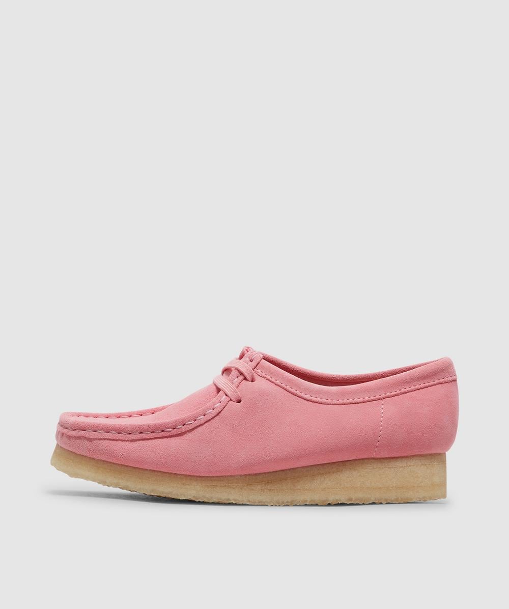 Clarks Originals Wallabee suede shoe | CANDY PINK | SEVENSTORE