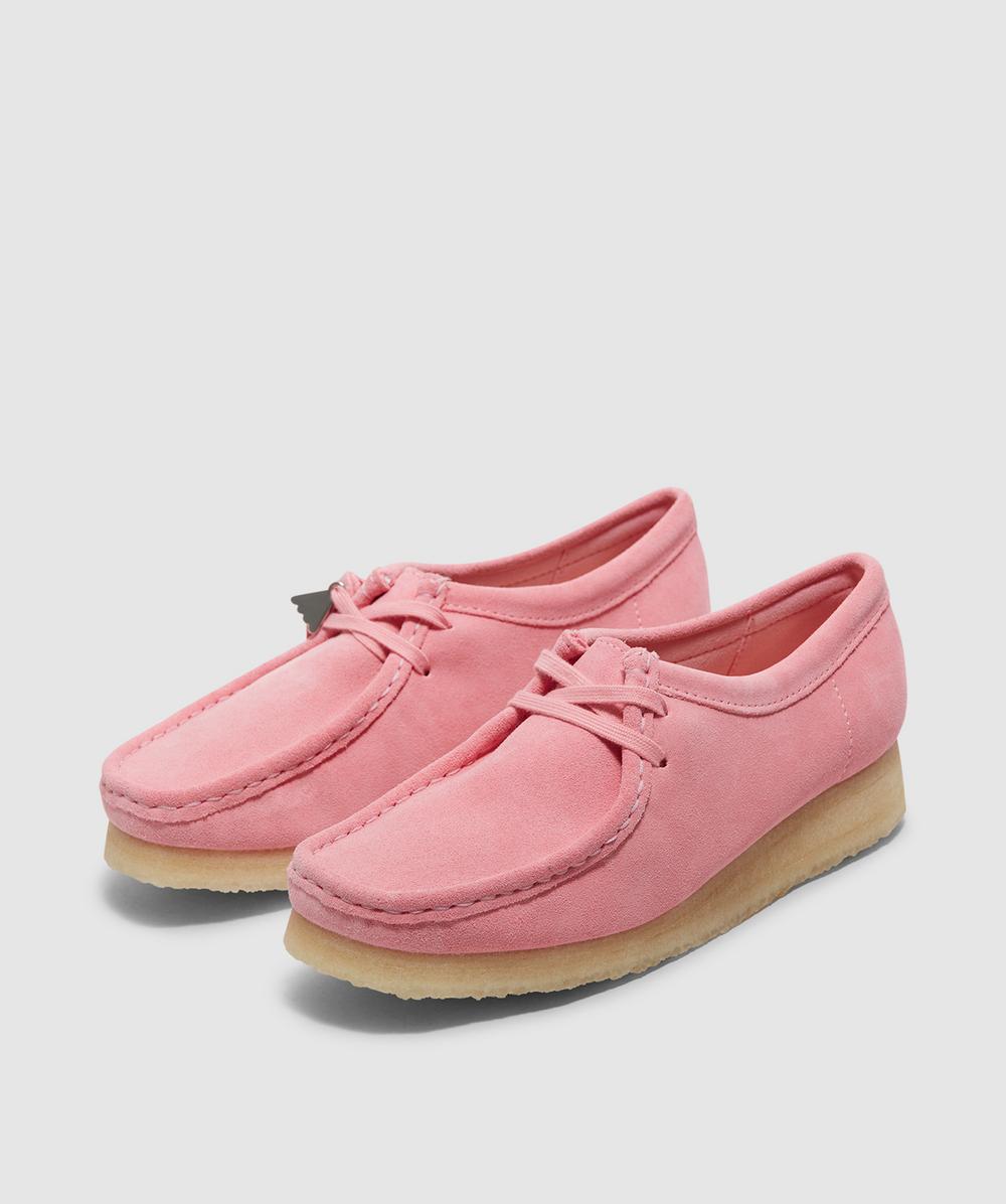 Clarks Originals Wallabee suede shoe | CANDY PINK | SEVENSTORE