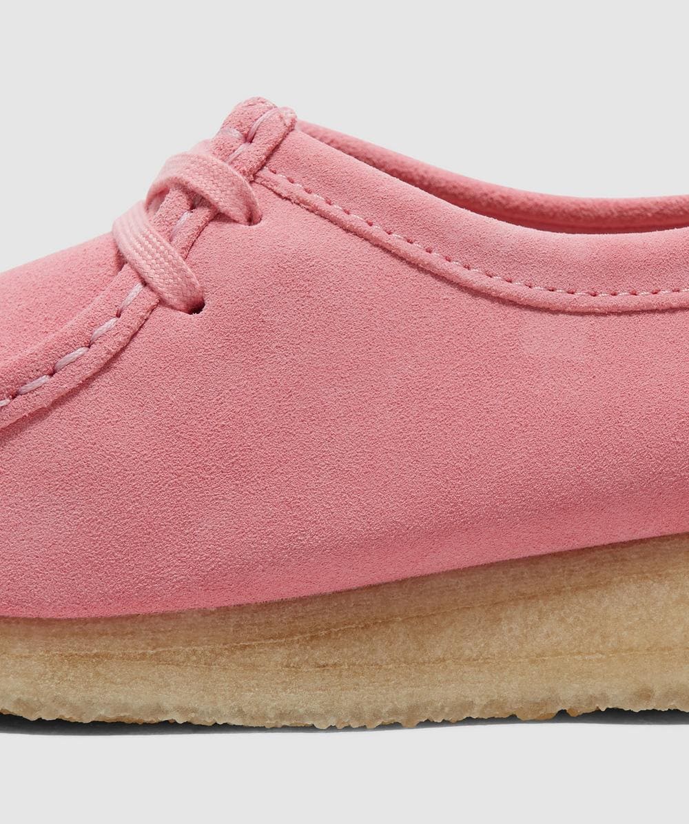 Clarks Originals Wallabee suede shoe | CANDY PINK | SEVENSTORE