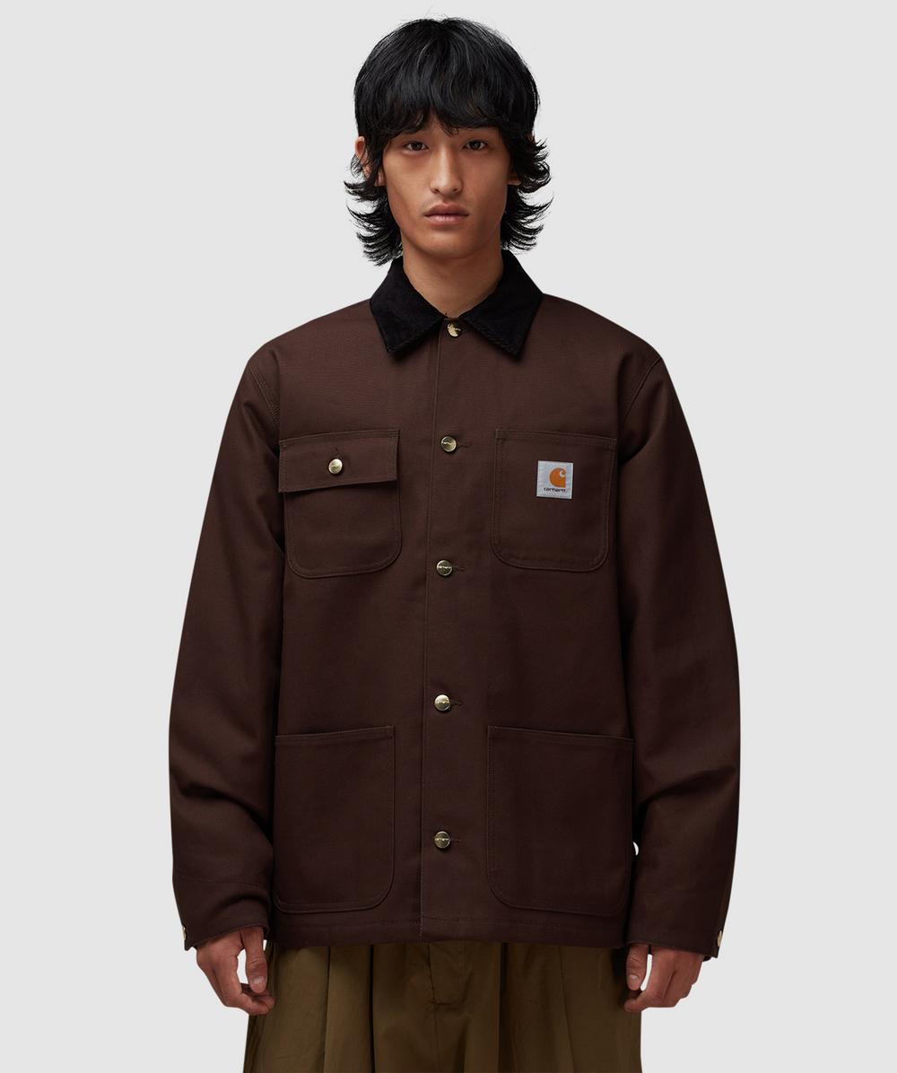 Carhartt Wip Michigan Winter Tobacco Jacket In Brown