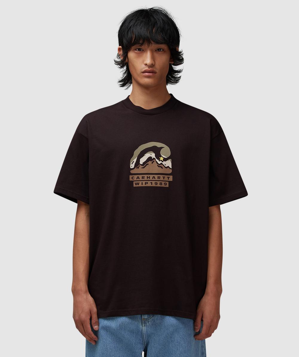 Carhartt Wip Rising Helix T-shirt In Gray