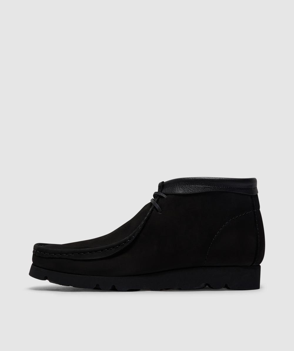 Clarks Originals Men's Black Invincible Wallabee Boot ( Combi - 7) - Size 7
