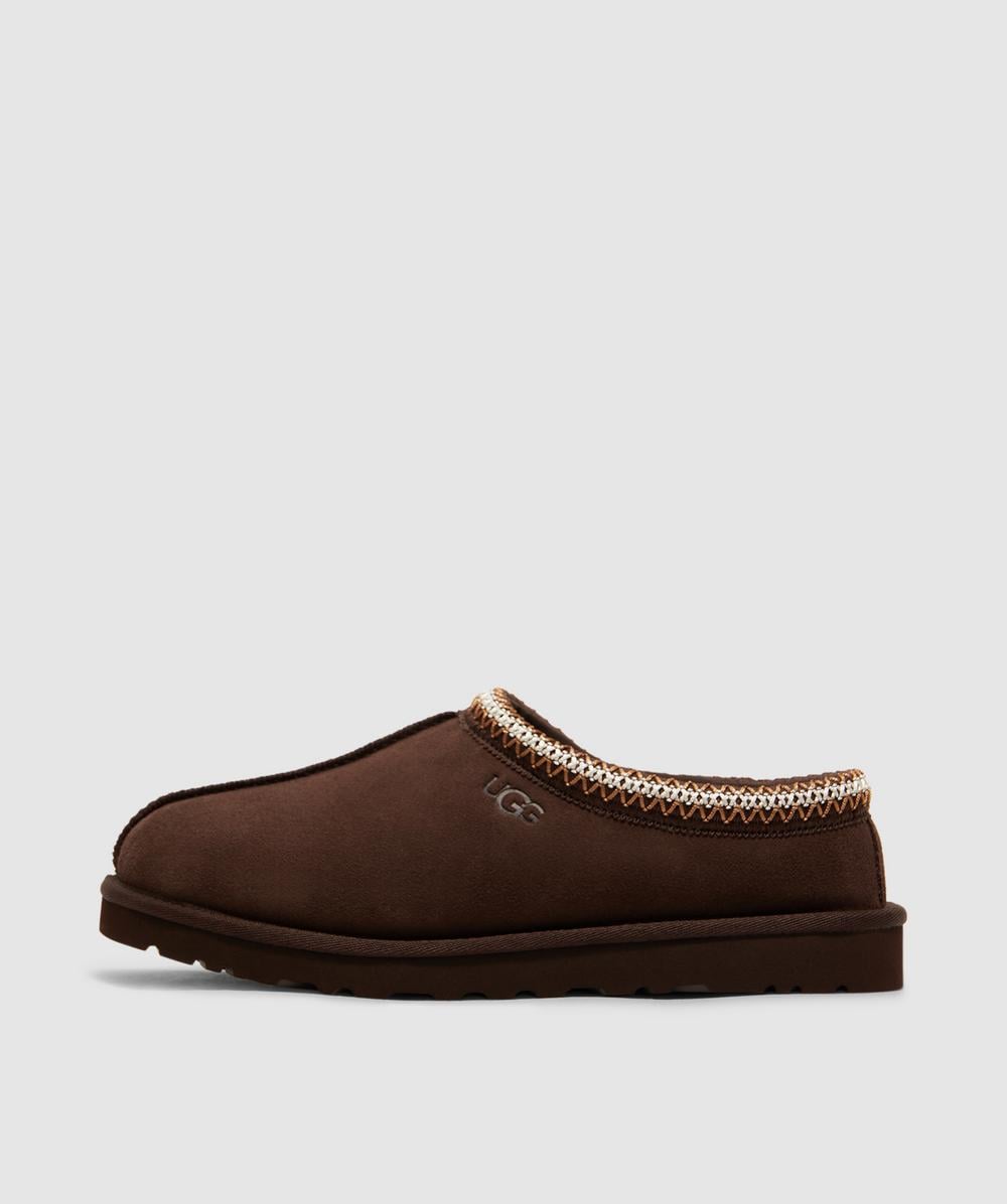 Ugg Tasman Cocoa-coloured Eather Slip-ons In Brown