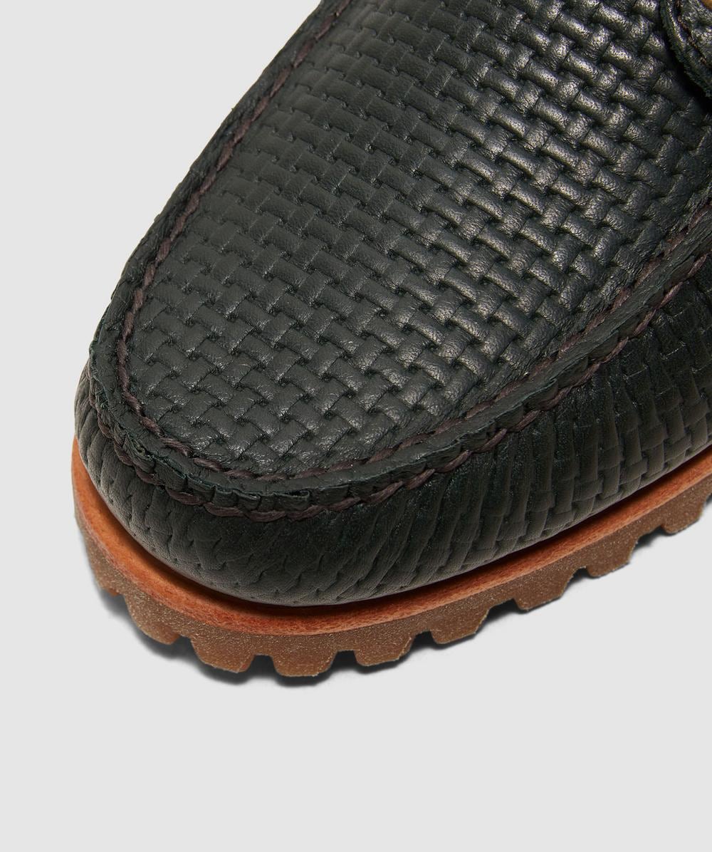 Timberland 3-eye lug handsewn boat shoe | GREEN | SEVENSTORE