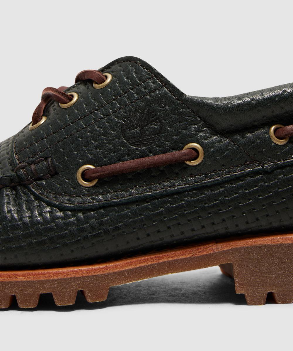 Timberland 3-eye lug handsewn boat shoe | GREEN | SEVENSTORE