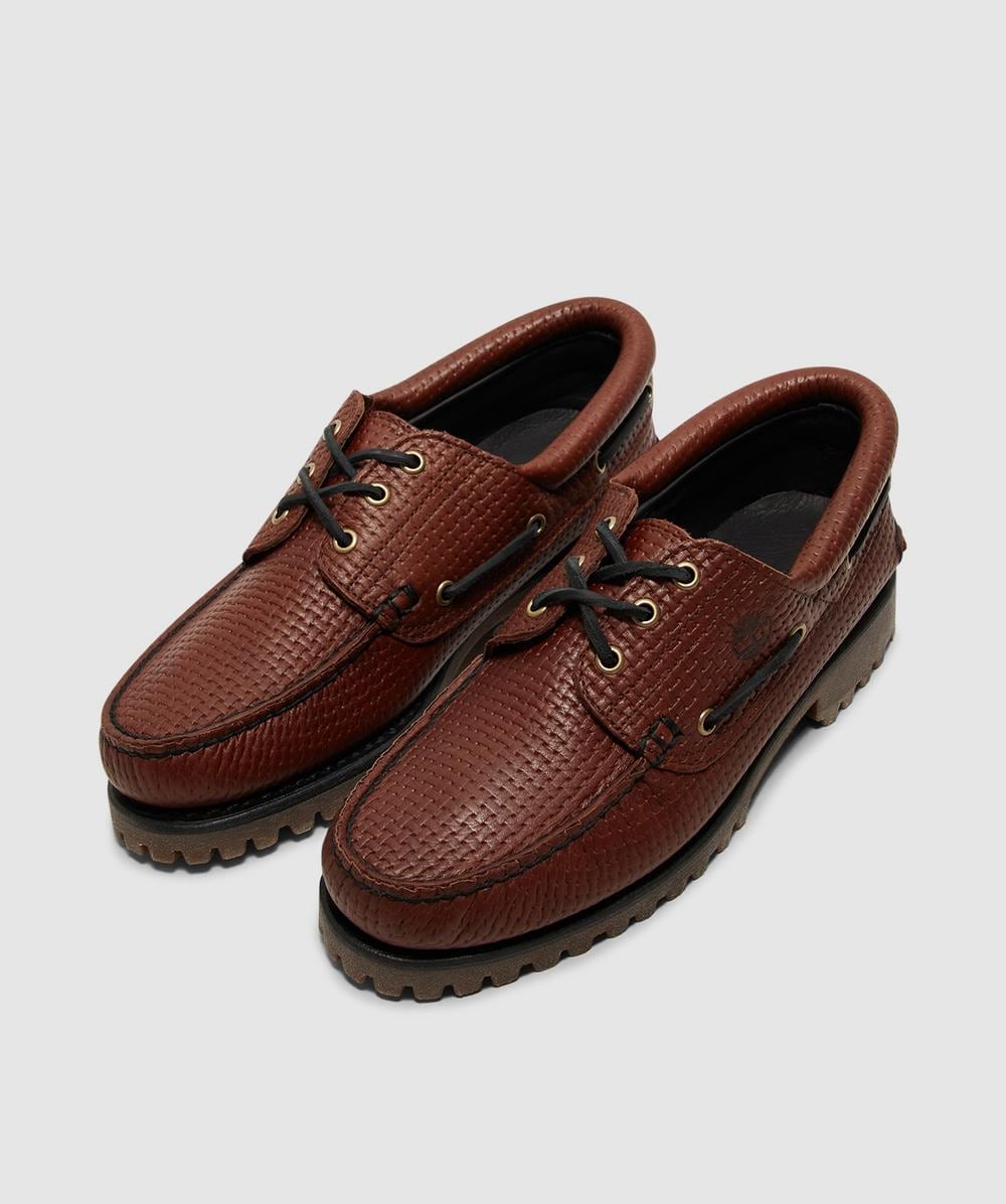 Timberland 3-eye lug handsewn boat shoe | BROWN | SEVENSTORE