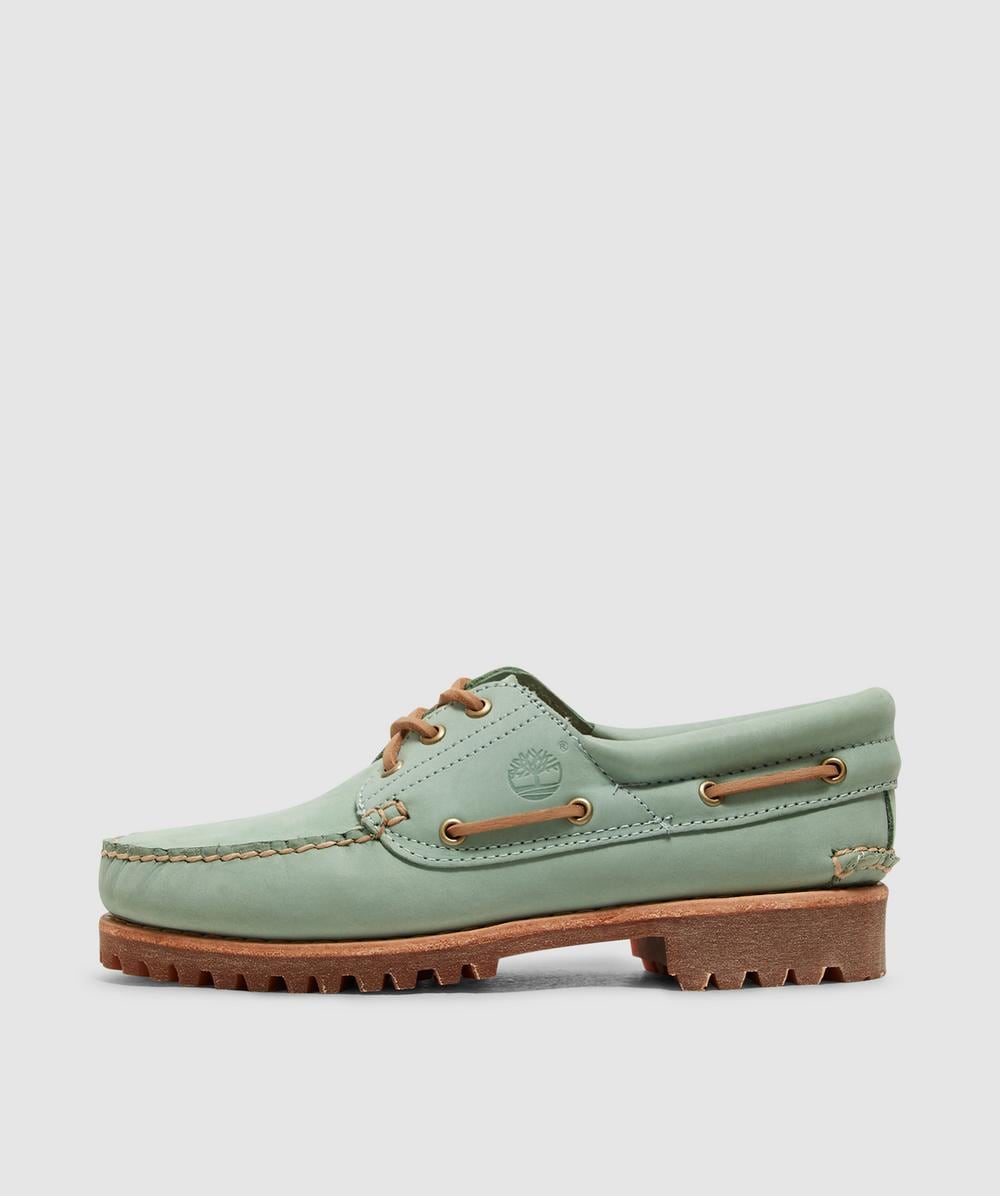 Timberland Authentic Boat Shoe In Green