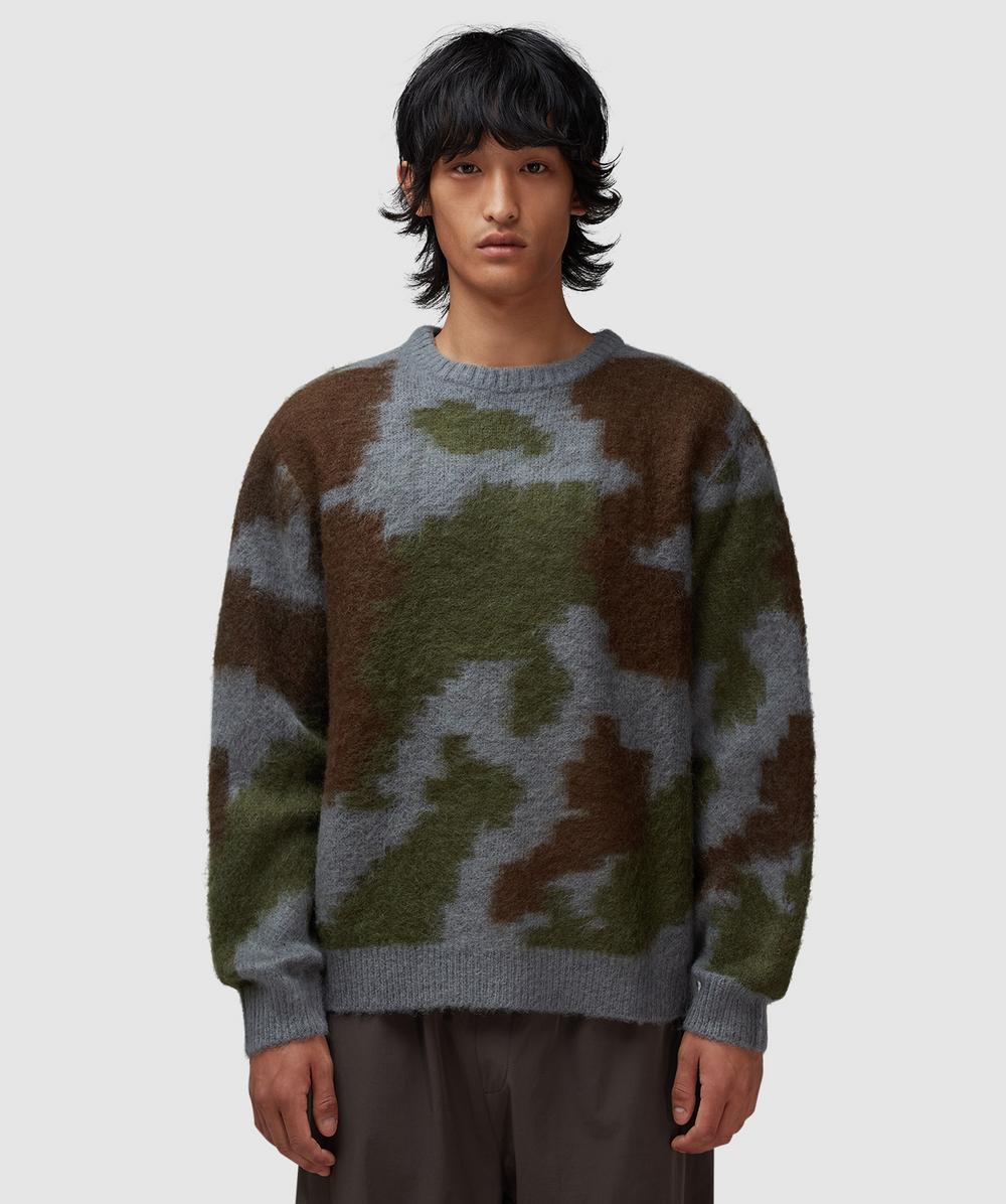 Gramicci Mohair Sweater In Gray