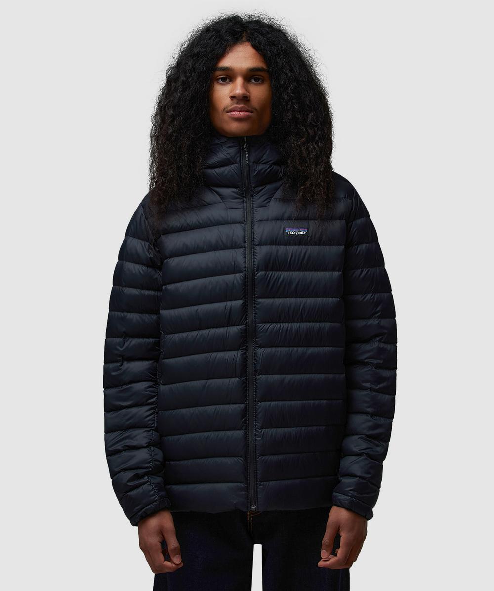 Patagonia Hooded Down Jacket (Black - L) - Size L, Male