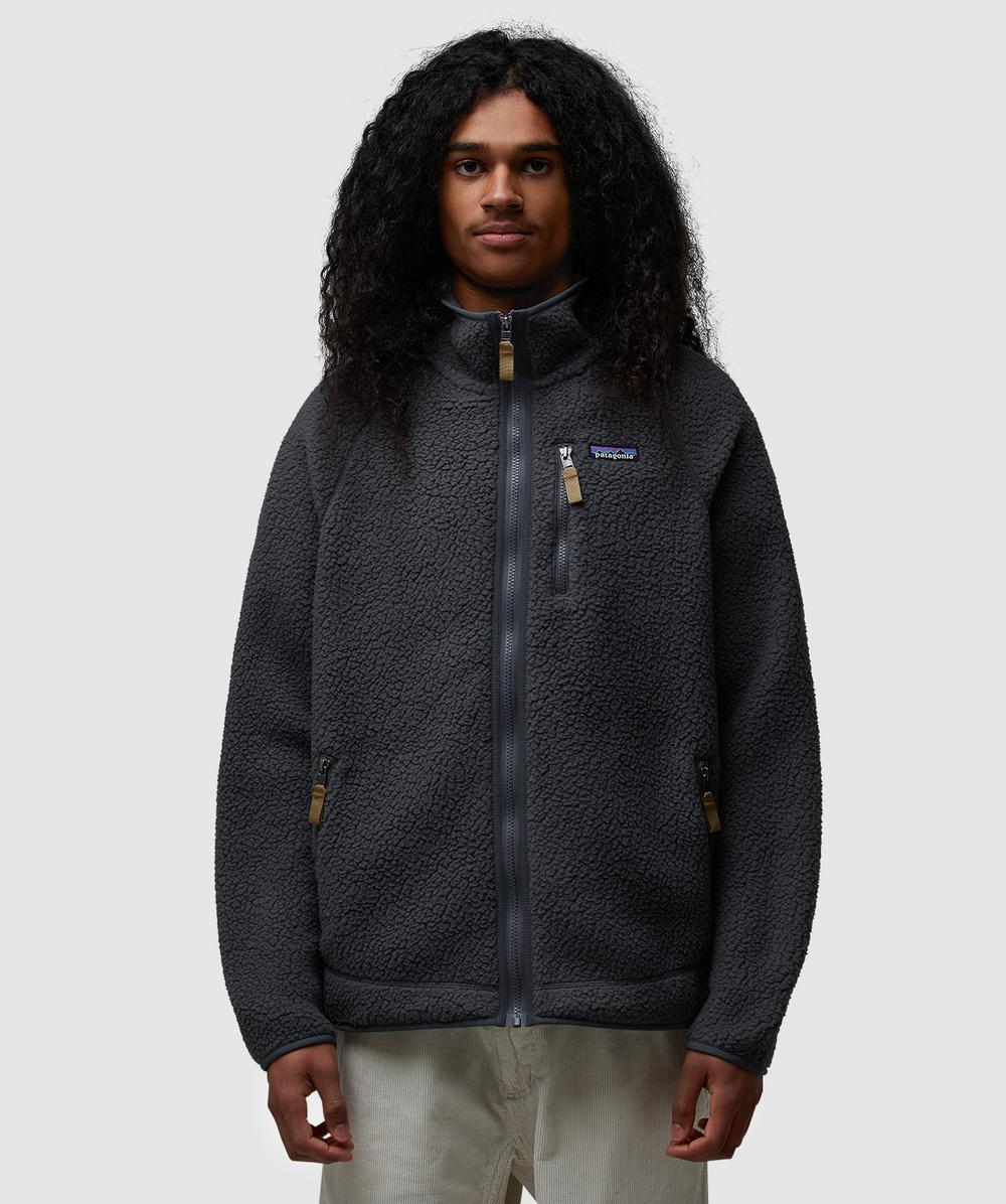 Patagonia Retro Pile Jacket (Forge Grey - S) - Size Clothing & Accessories > Clothing > Outerwear > Coats & Jackets, Male