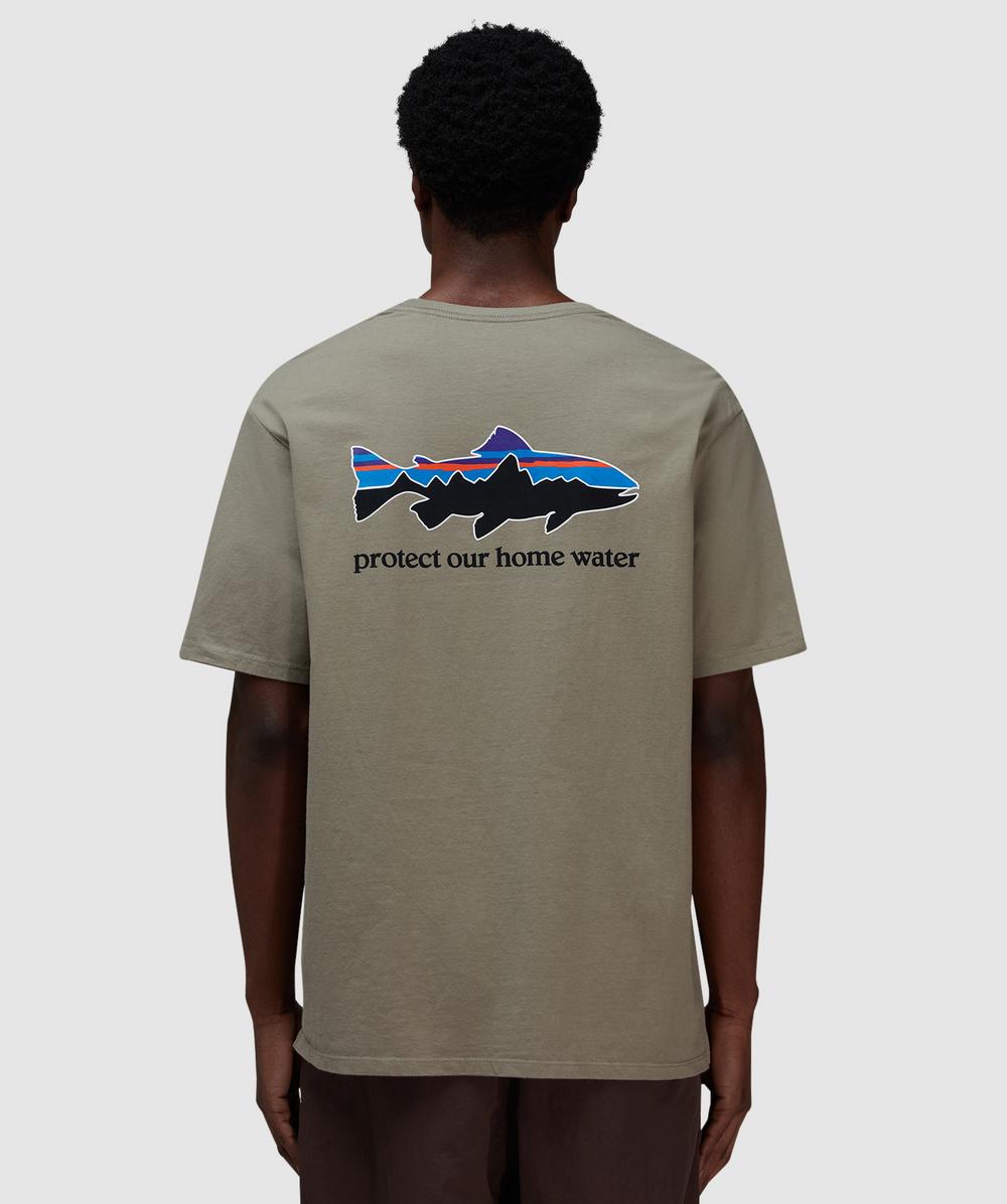 Patagonia Trout T-shirt In River Green