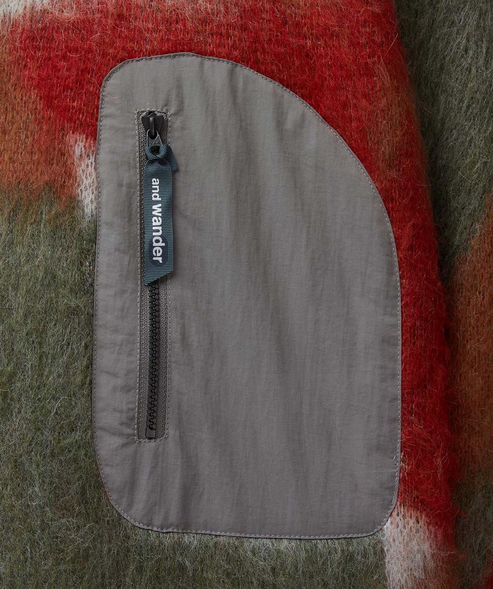 【ALUDE SELECT】bicolor shaggy knit ALUDE SELECT】bicolor shaggy knit ALUDE SELECT】bicolor