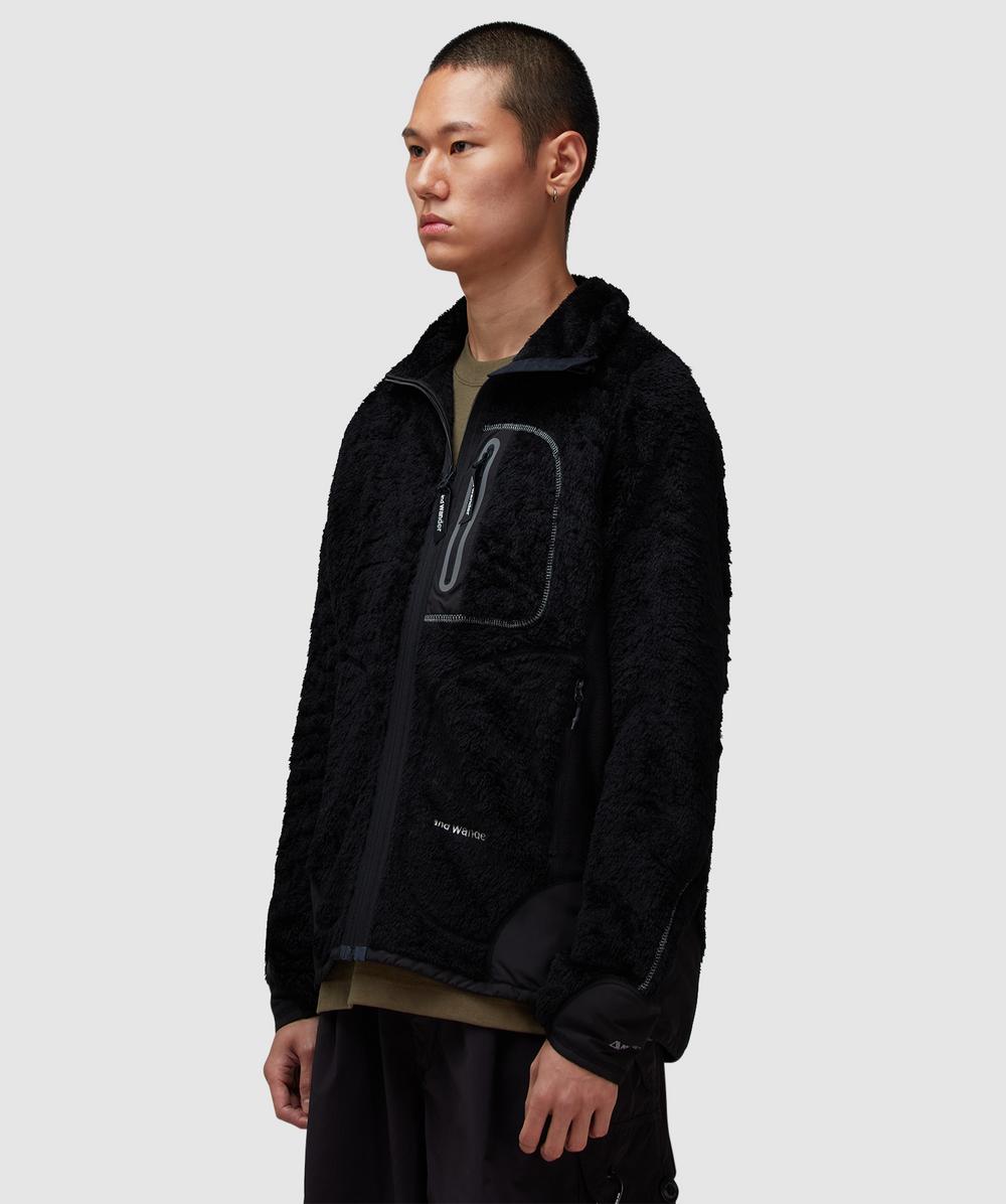 And Wander High loft fleece jacket | BLACK | SEVENSTORE