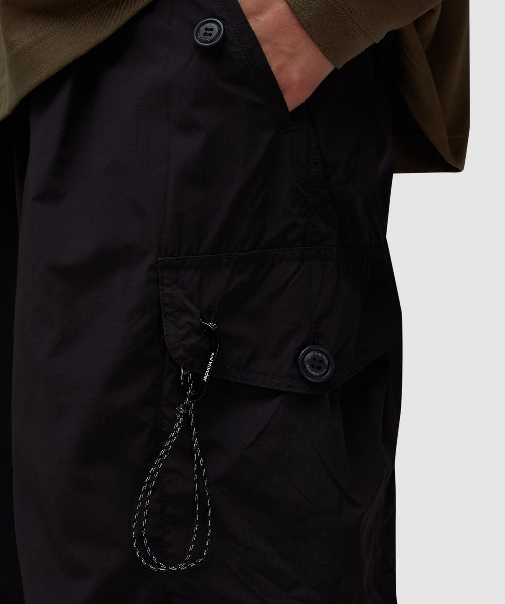 And Wander Oversized cargo pant | BLACK | SEVENSTORE