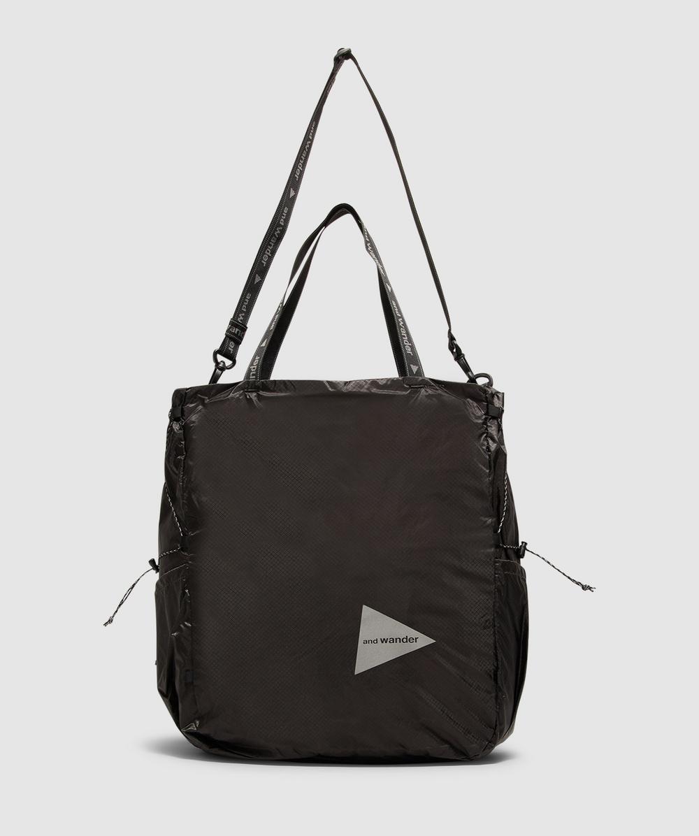 And Wander Sil Tote Bag In Black