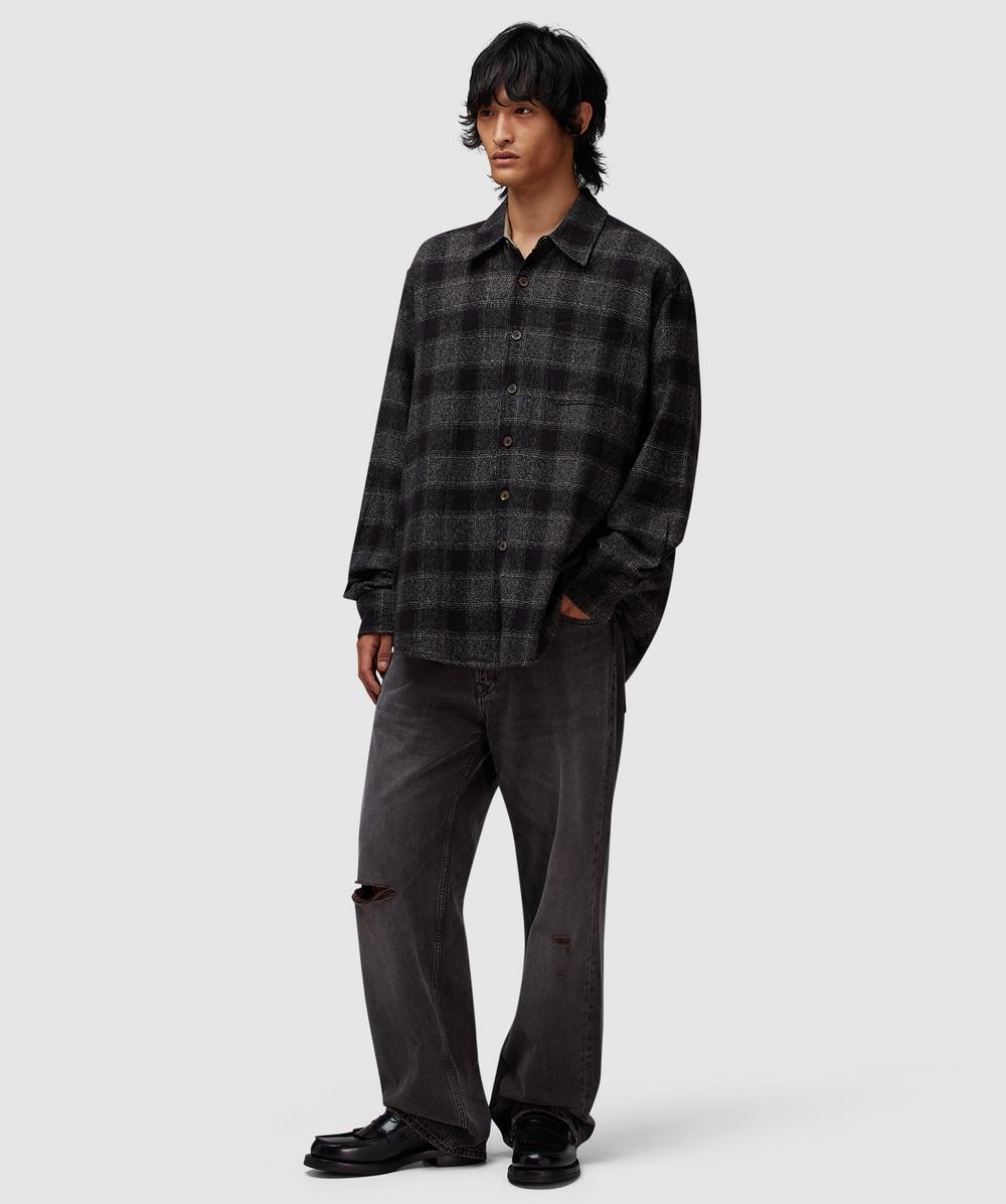 トップス 25ss Our Legacy above shirt size44 Our Legacy - Above Shirt Black Fishnet Cloth