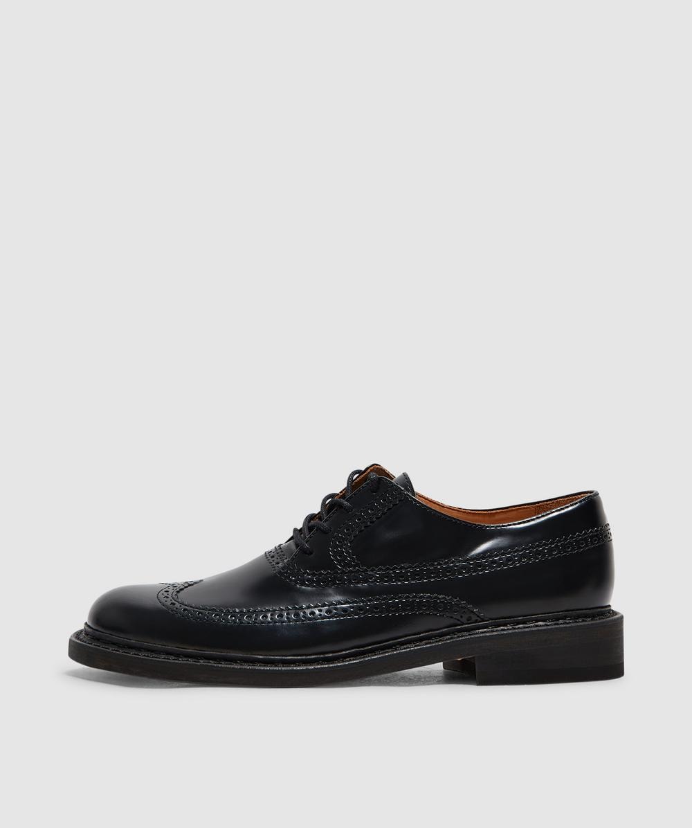 Our Legacy Brogue Parade Shoe In Black