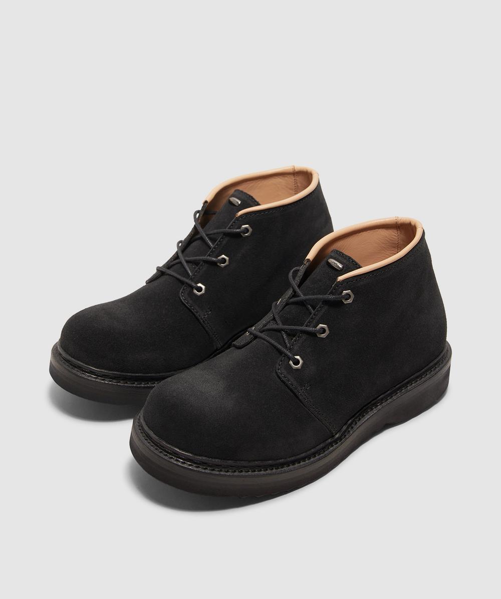 Our Legacy Chukka boot | DIM BLACK VELOUR SUEDE | SEVENSTORE