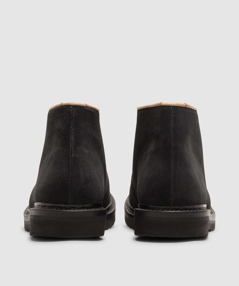 Our Legacy Chukka boot | DIM BLACK VELOUR SUEDE | SEVENSTORE