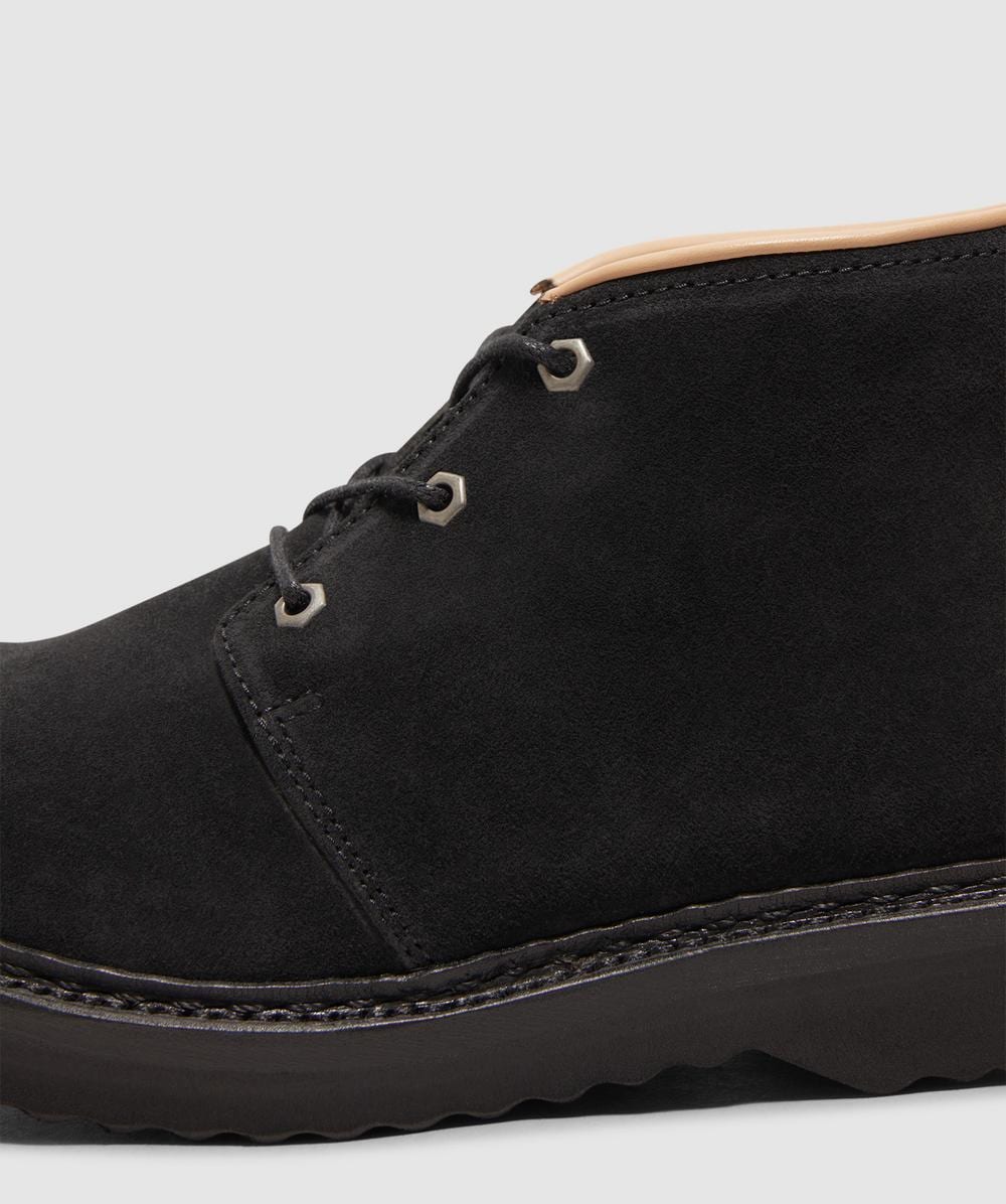 Our Legacy Chukka boot | DIM BLACK VELOUR SUEDE | SEVENSTORE