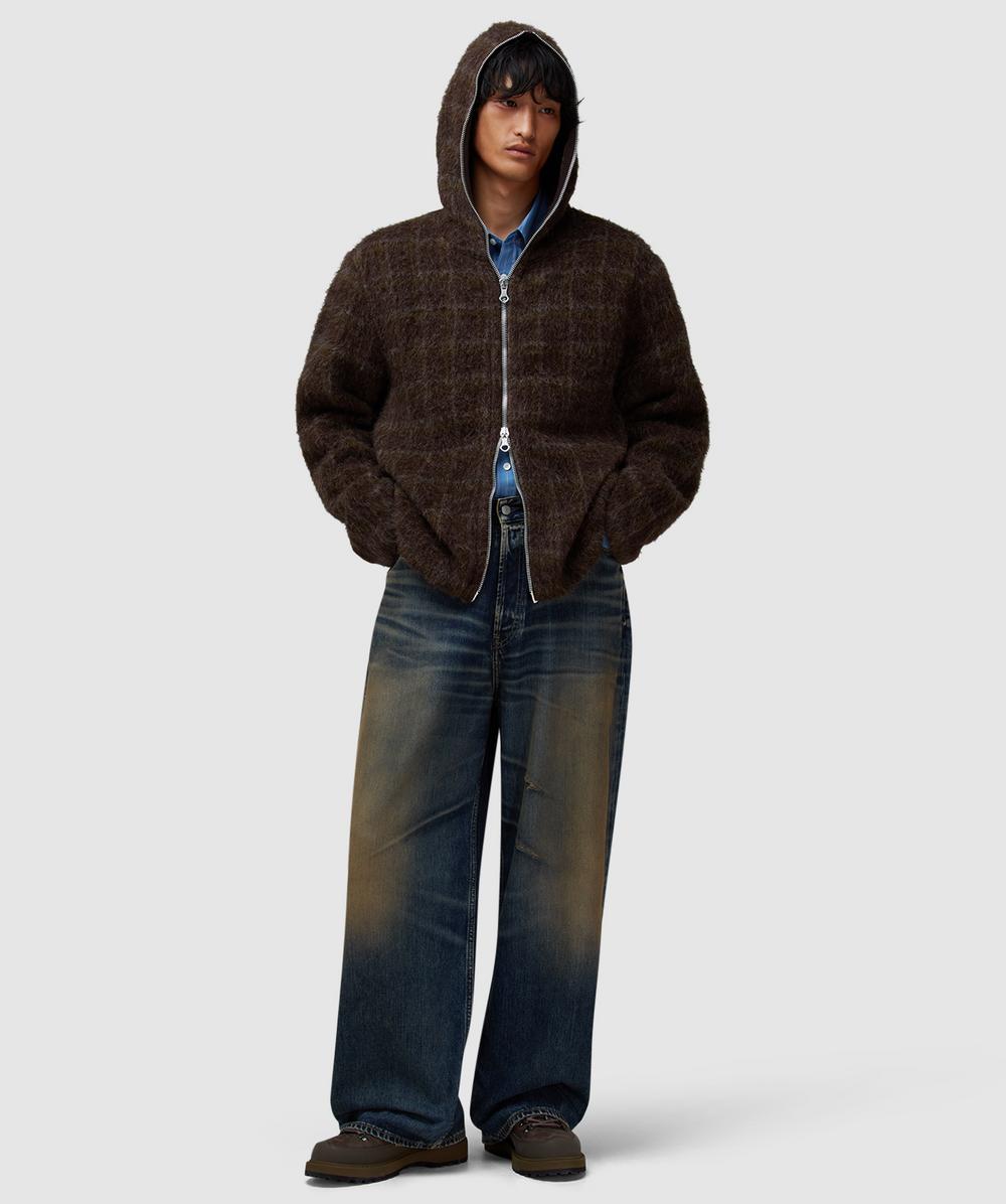 our legacy full zip hood チェック 2024aw Our Legacy - Full Zip Hood Boston Check