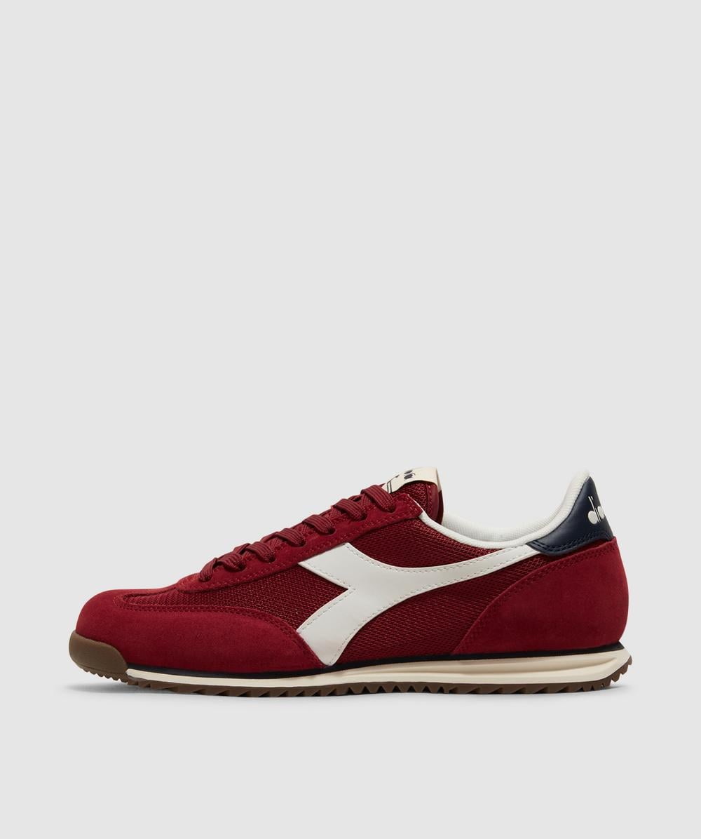 Diadora Cross Sneaker In Burgundy