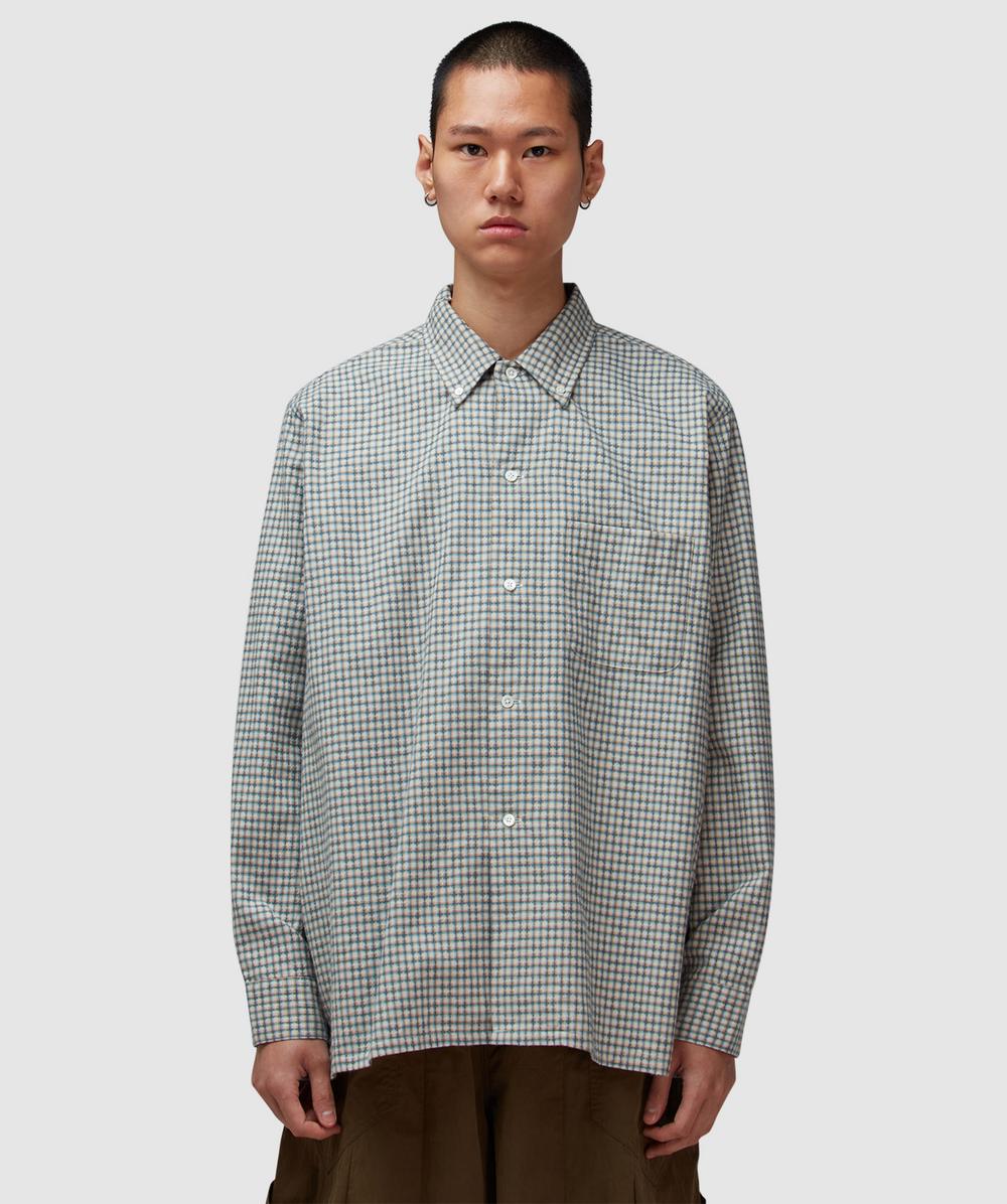Beams Plus Open B.d. Dobby Plaid Shirt In Multi