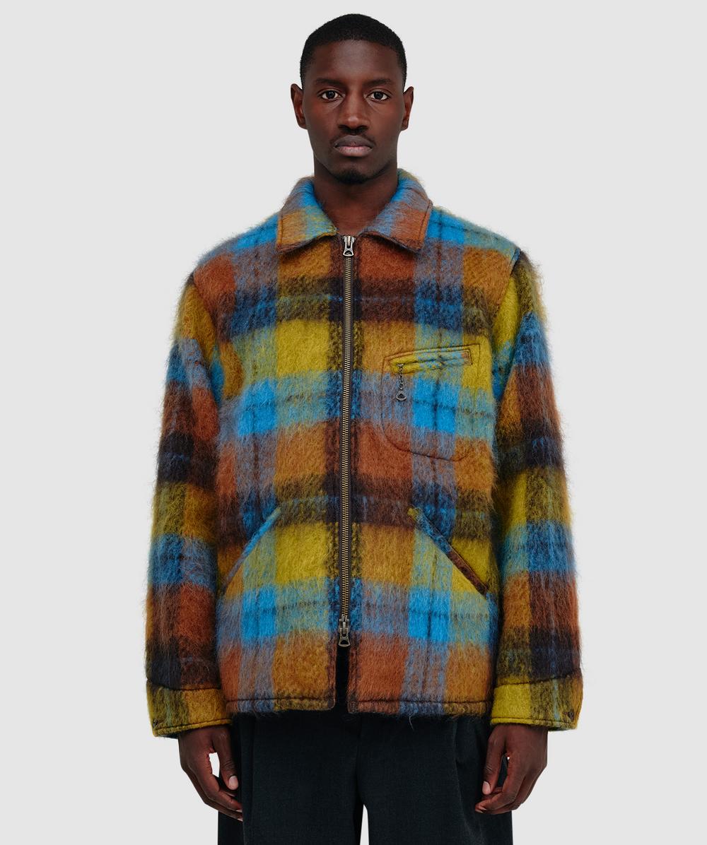 Beams Plus Wool Plaid Sports Jacket In Multi