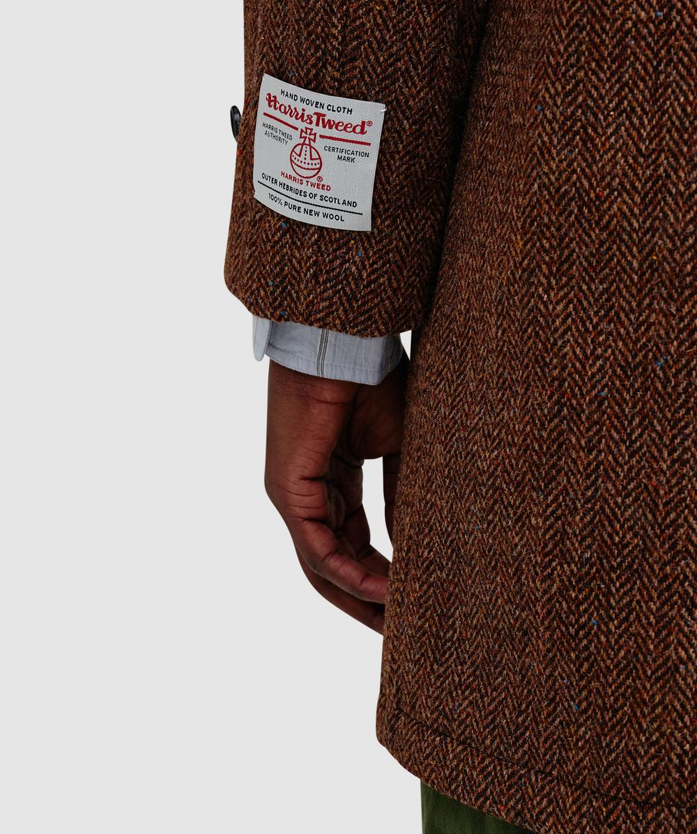 Beams Plus Bal collar harris tweed coat | GUN CLUB | SEVENSTORE