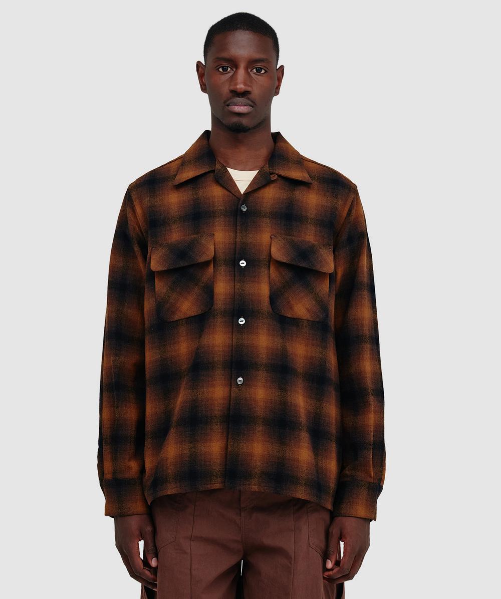 Needles Classic Shirt In Brown