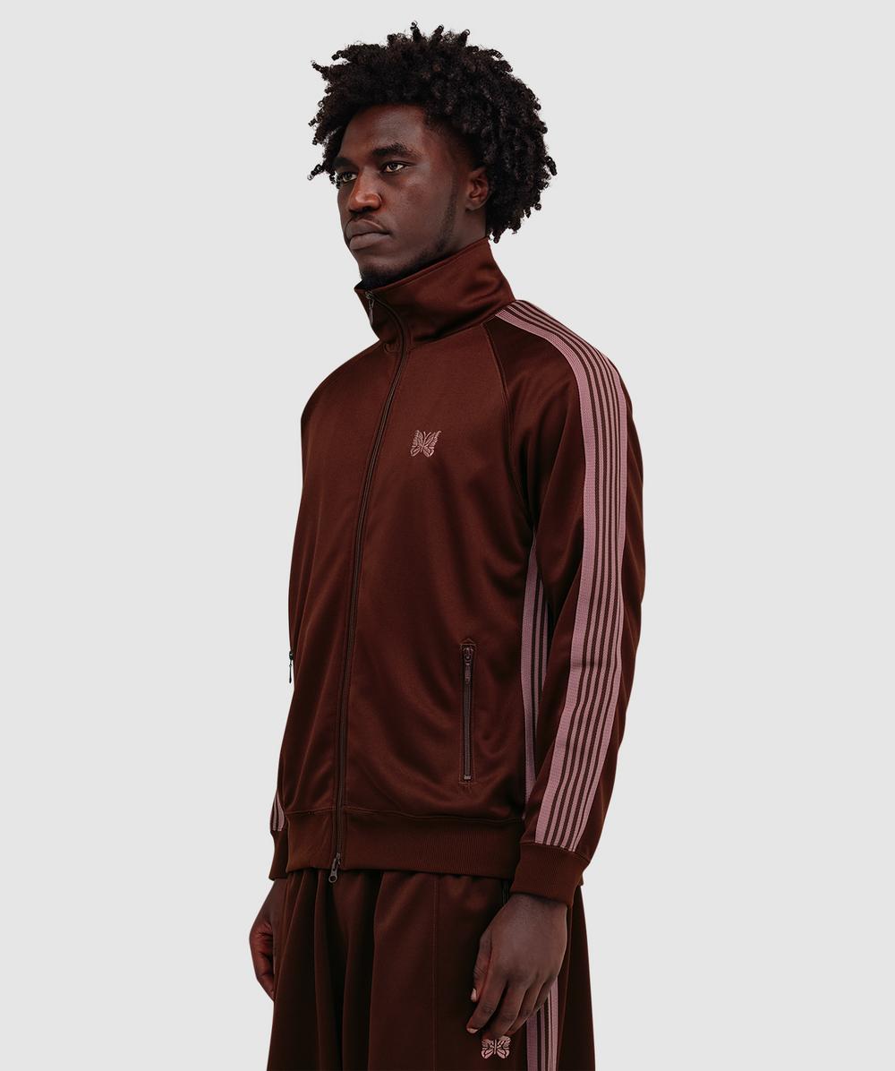 Needles Track jacket | POLY SMOOTH - BROWN | SEVENSTORE