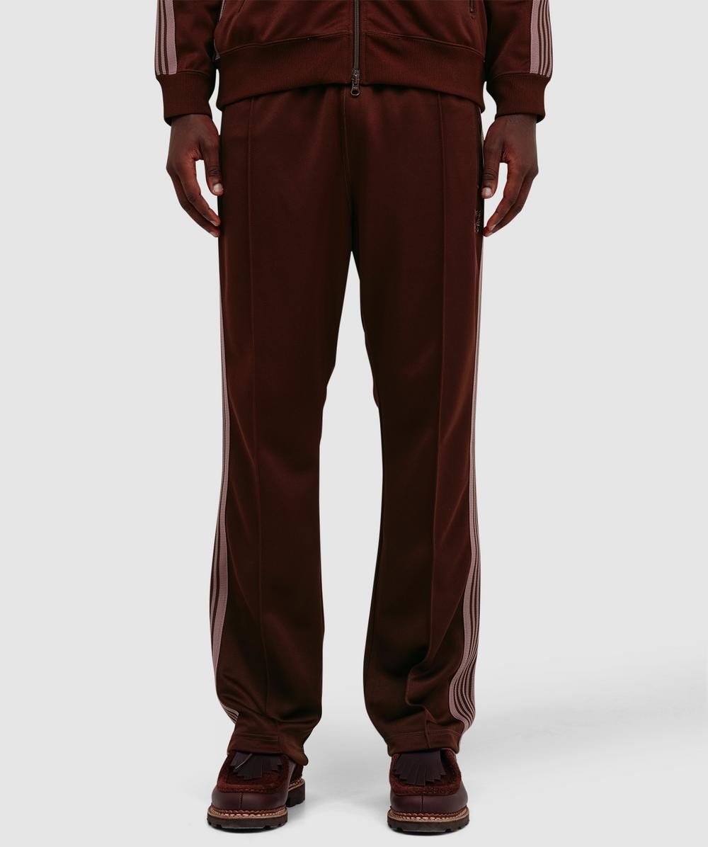 Needles Narrow Track Pant In Brown