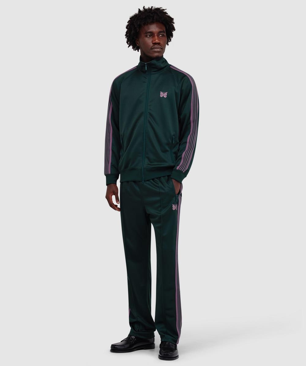 Needles / ボトム/M/ポリエステル/GRN/EJ359// Needles Narrow track pant | POLY SMOOTH - GREEN | SEVENSTORE