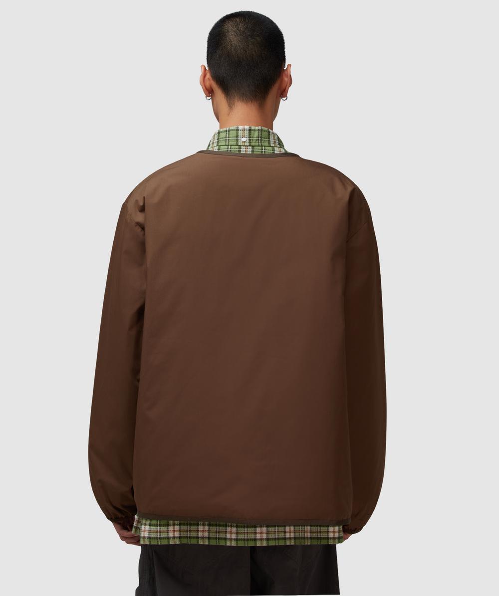 Nanamica Reversible down cardigan | BROWN | SEVENSTORE