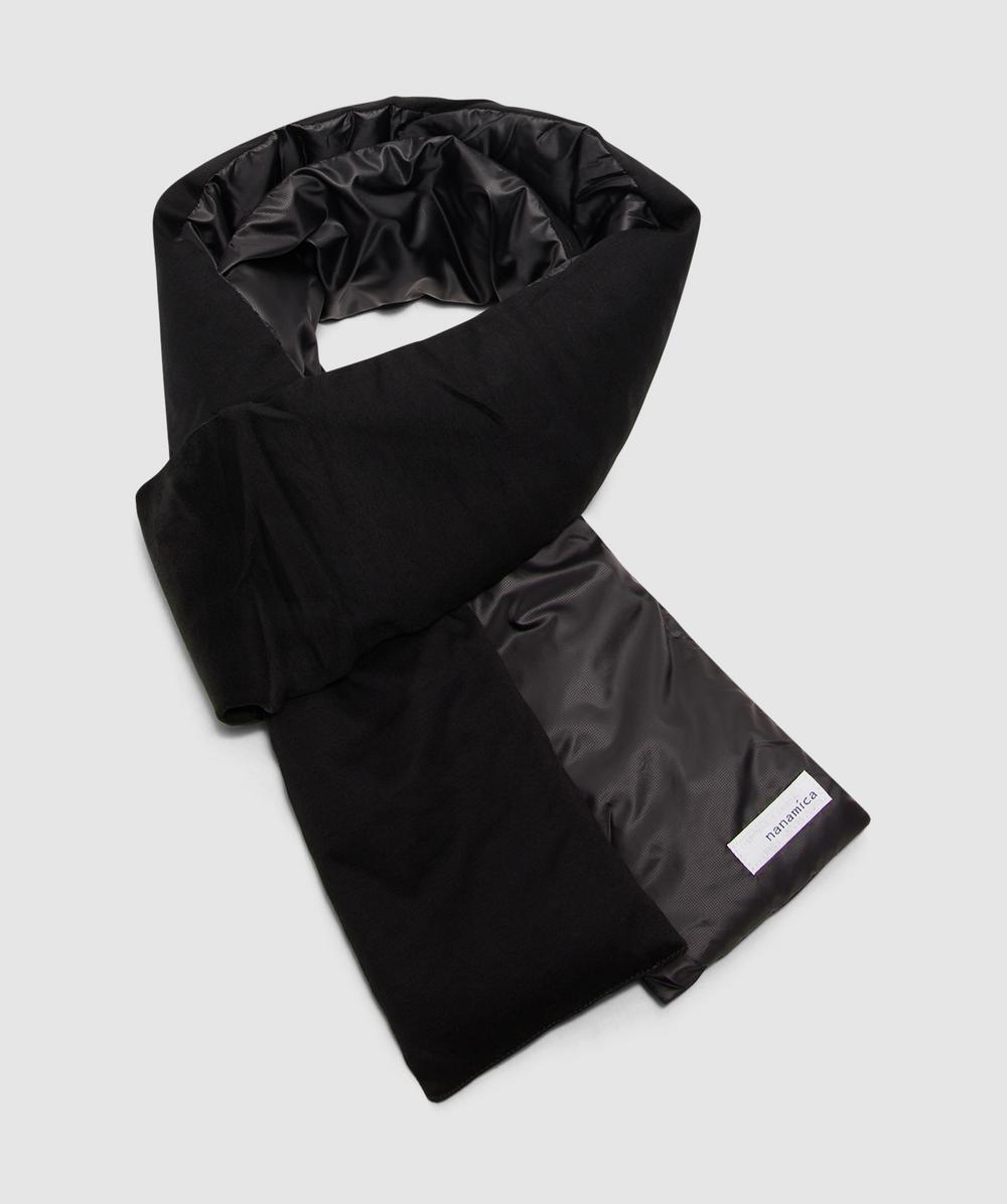 Nanamica Down Muffler Scarf In Black