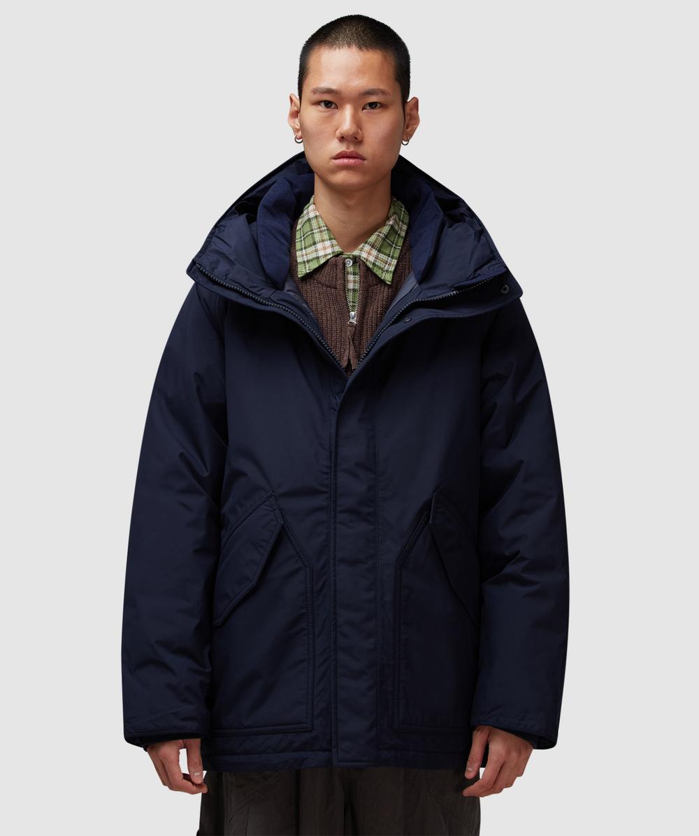 Nanamica Gore-tex Down Coat In Blue