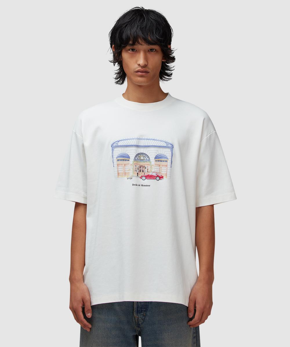 Drôle De Monsieur Short-sleeved T-shirt In White