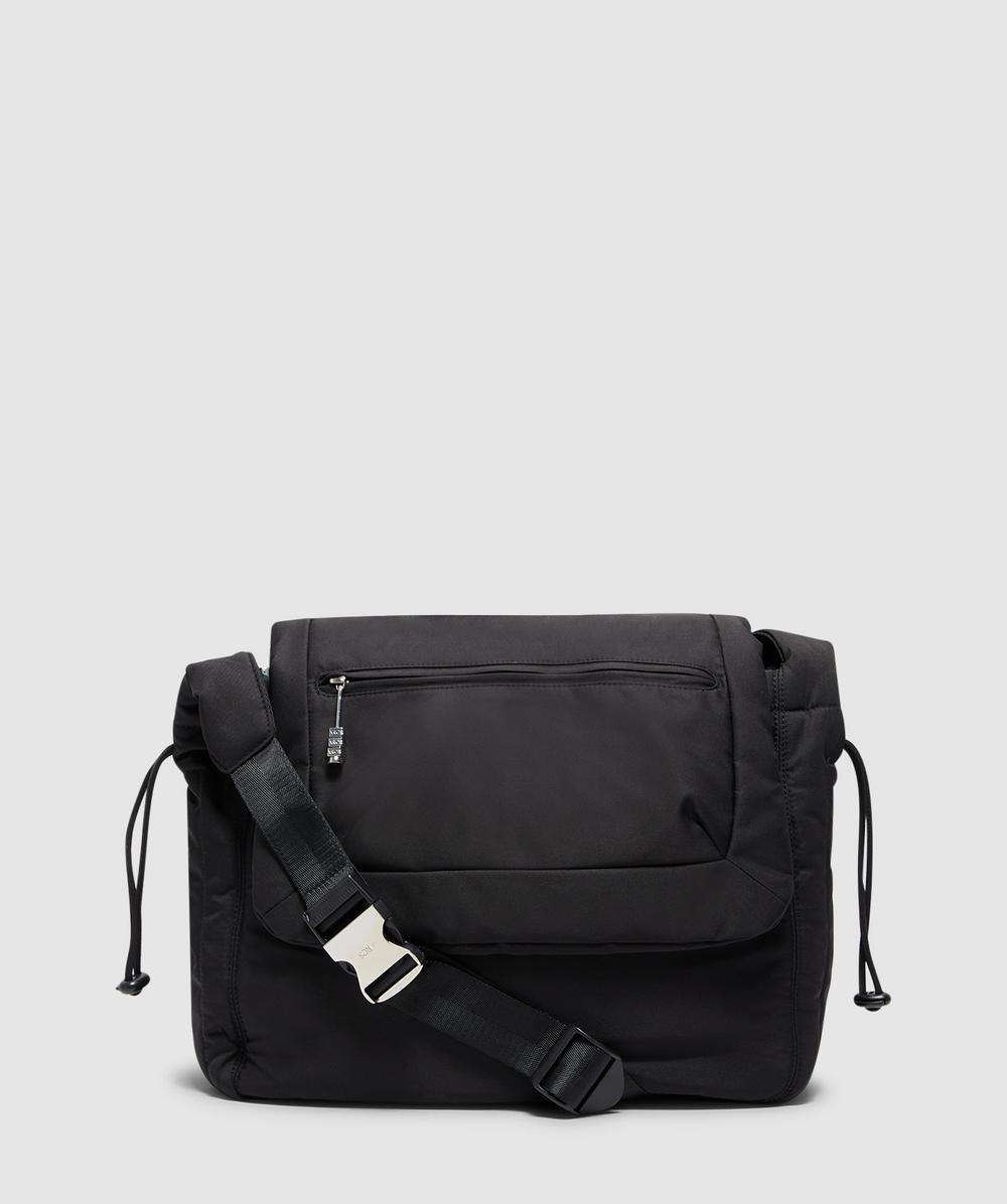 Arcs Flow Messenger Bag In Black