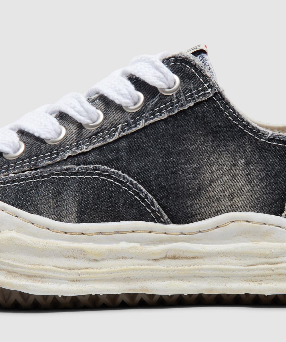 Maison Mihara Yasuhiro Hank OG sole bleach sneaker | BLACK