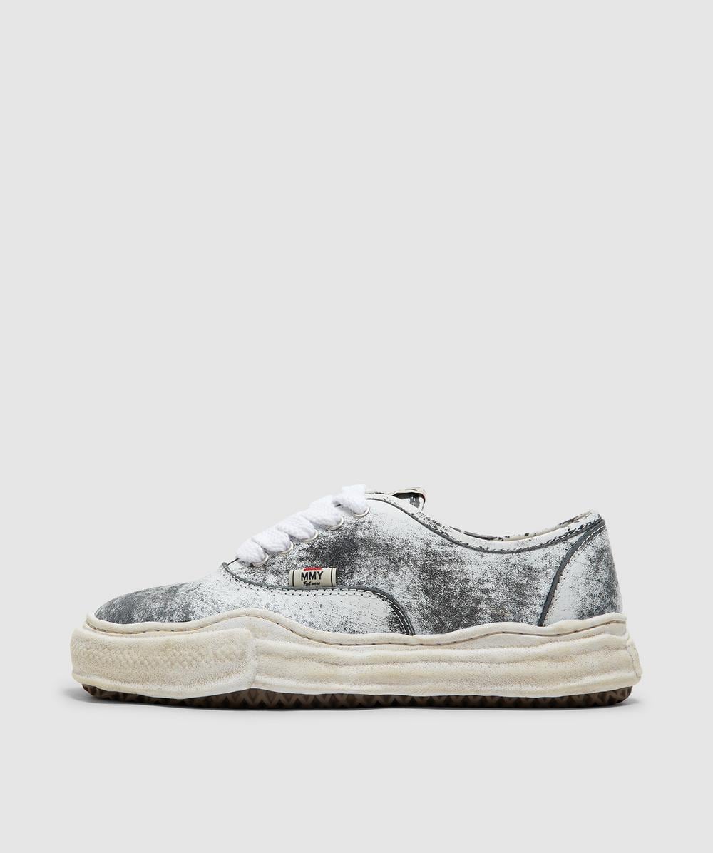 Miharayasuhiro Maison Mihara Yasuhiro $baker Og Sole Leather Shaved Surface Sneaker In White
