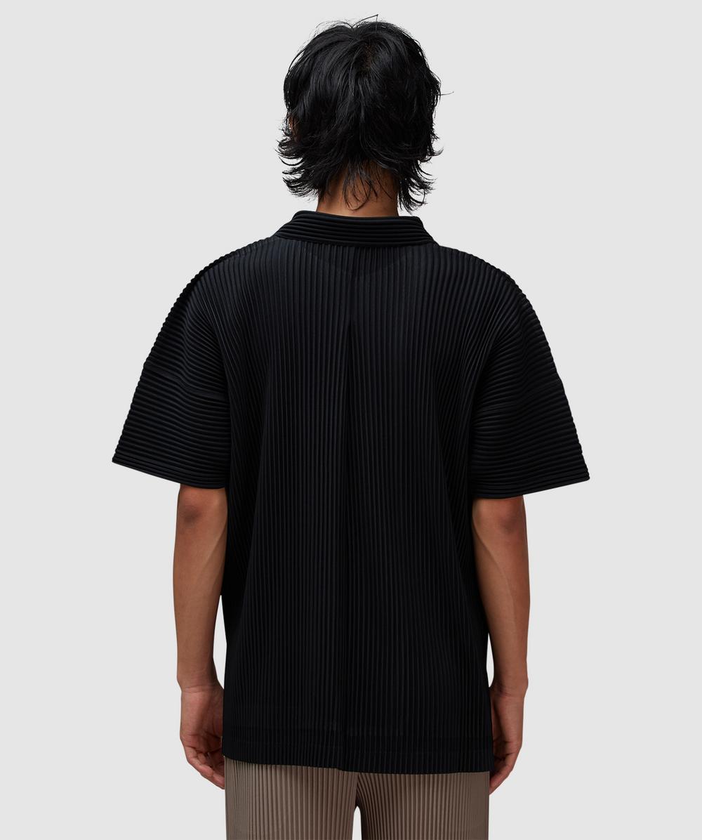 極美品 HOMME PLISSE ISSEY MIYAKE ポロシャツ 黒 2 Homme Plissé Issey Miyake Basics Pleated Polo | Nordstrom