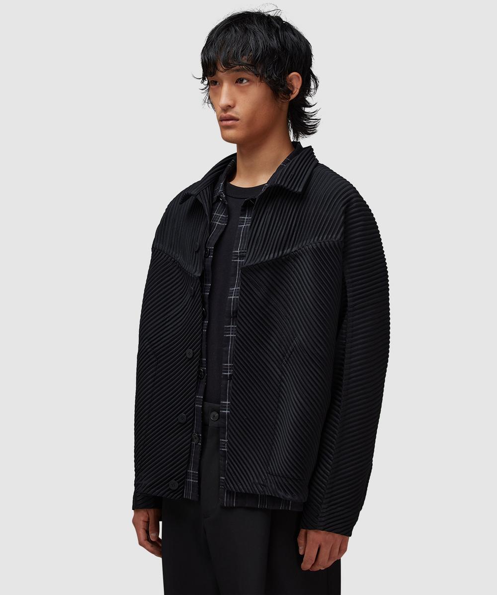 Homme Plissé Issey Miyake September pleats jacket | BLACK | SEVENSTORE