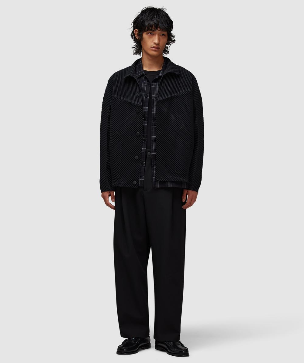 Homme Plissé Issey Miyake September pleats jacket | BLACK | SEVENSTORE