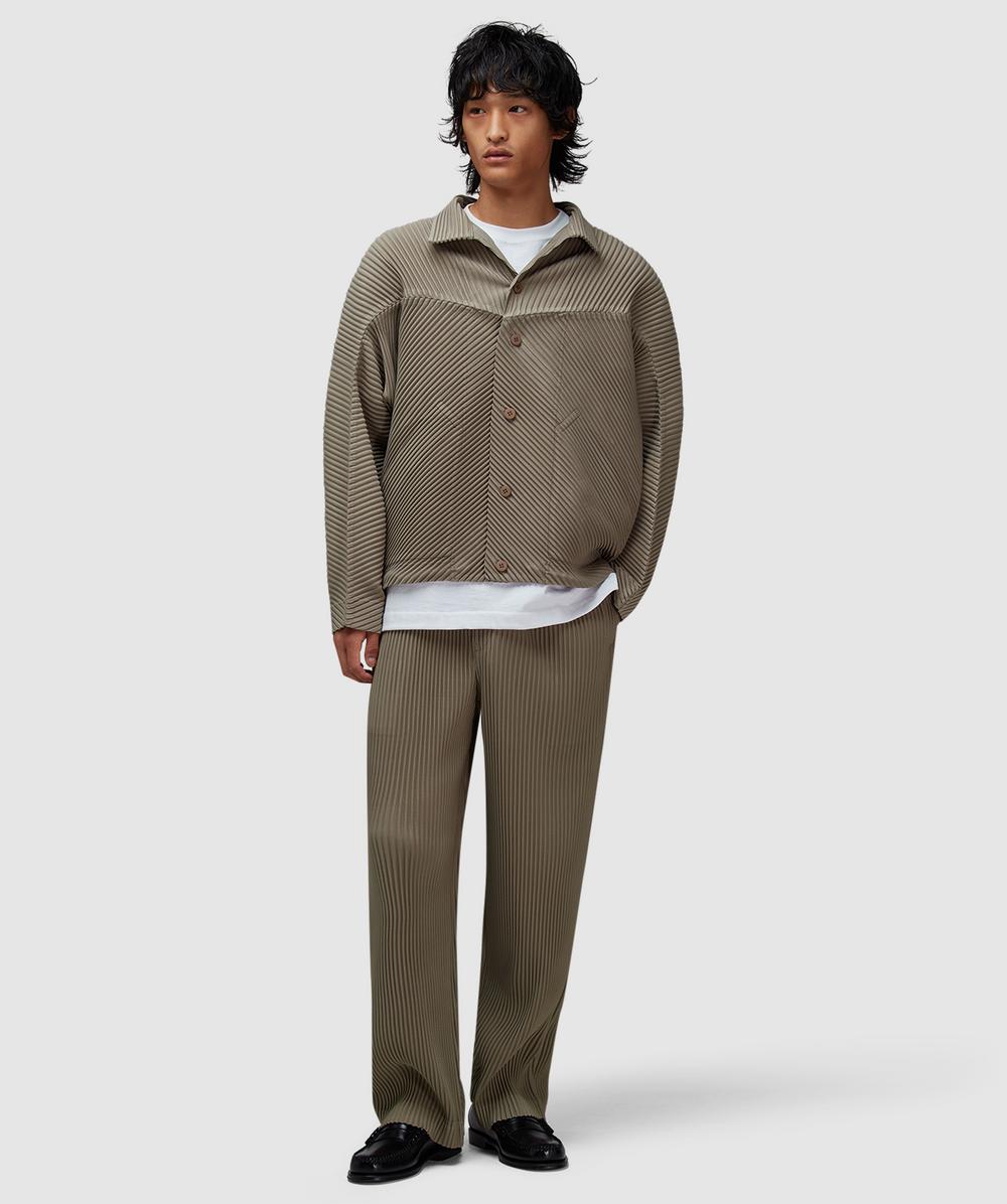 Homme Plissé Issey Miyake September pleats jacket | RIVERSIDE GREY
