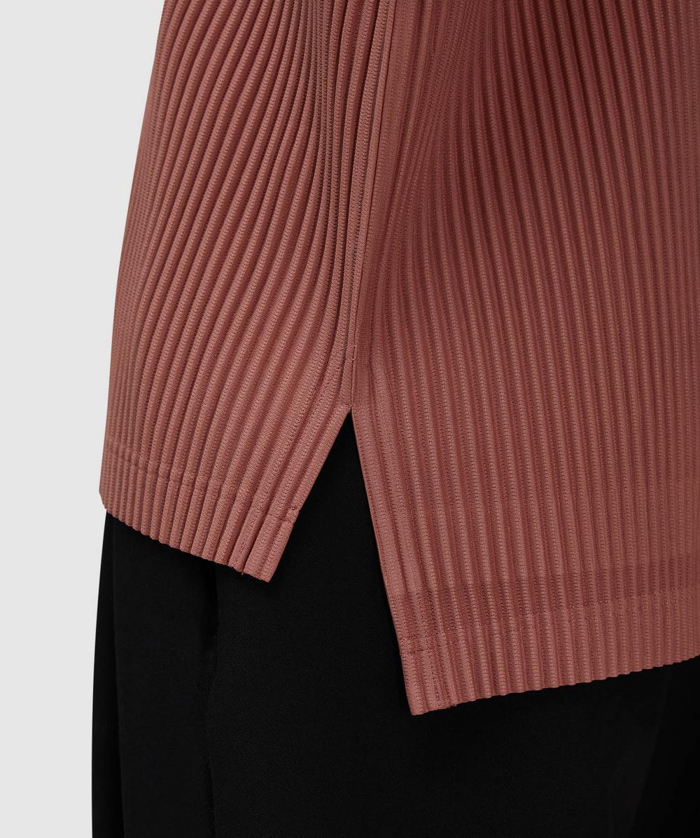 Homme Plissé Issey Miyake Pleats polo shirt | VANADINITE RED