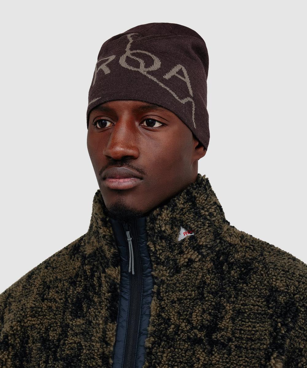 ROA Logo wool beanie | BROWN | SEVENSTORE